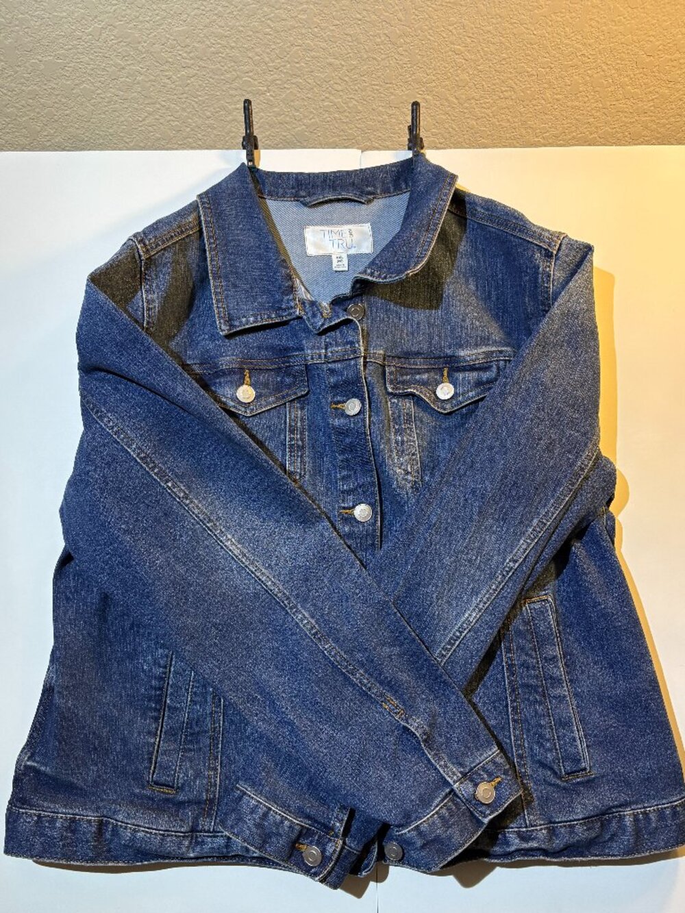Time and Tru, Women's Long Sleeve Denim Jacket, Size XXL (20)